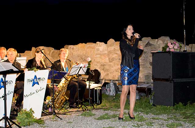 Soloauftritt Diana Brüheim Burgruine Sulzberg